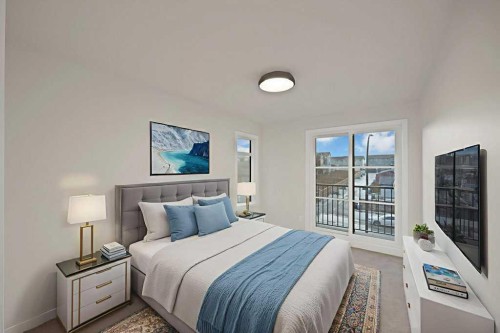 14808 1 Street, Calgary, AB - Indoor Photo Showing Bedroom