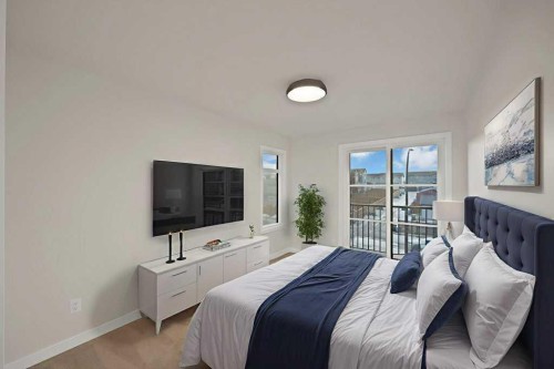 14808 1 Street, Calgary, AB - Indoor Photo Showing Bedroom