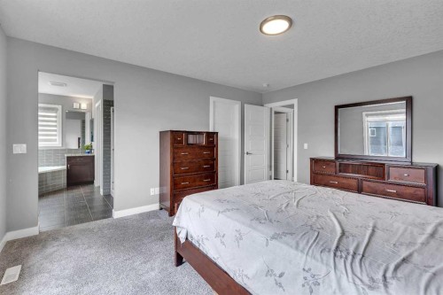 225 Cornerstone Manor Ne, Calgary, AB - Indoor Photo Showing Bedroom