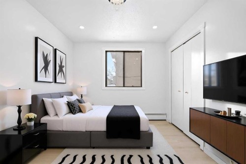 201-4328 4 Street Nw, Calgary, AB - Indoor Photo Showing Bedroom