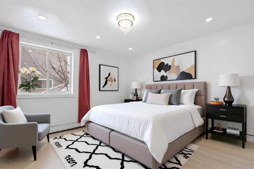 201-4328 4 Street Nw, Calgary, AB - Indoor Photo Showing Bedroom