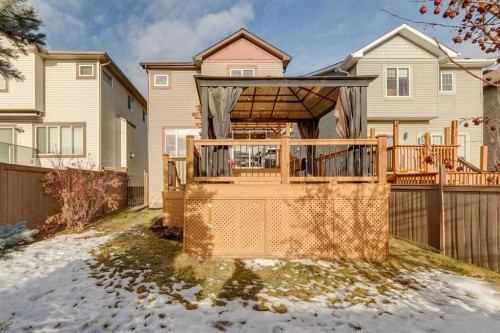 460 Silverado Plains Circle Sw, Calgary, AB - Outdoor With Deck Patio Veranda