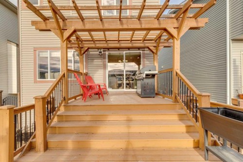 460 Silverado Plains Circle Sw, Calgary, AB -  With Deck Patio Veranda With Exterior