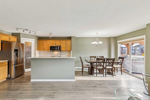460 Silverado Plains Circle Sw, Calgary, AB - Indoor Photo Showing Kitchen With Stainless Steel Kitchen