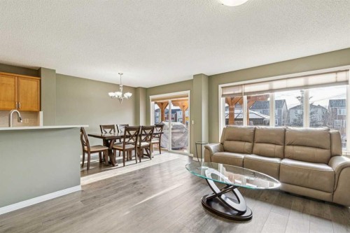 460 Silverado Plains Circle Sw, Calgary, AB - Indoor Photo Showing Living Room