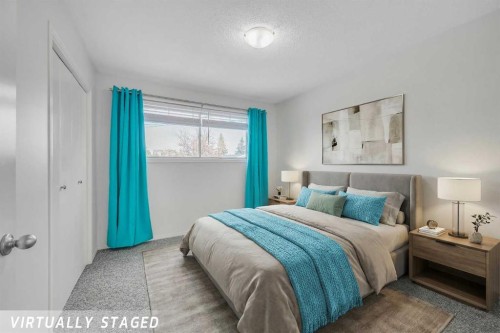 11155 Sacramento Drive Sw, Calgary, AB - Indoor Photo Showing Bedroom