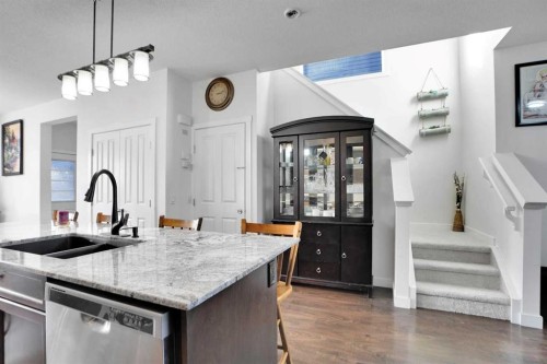 243 Cornerstone Avenue Ne, Calgary, AB - Indoor Photo Showing Kitchen With Double Sink With Upgraded Kitchen