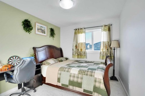 243 Cornerstone Avenue Ne, Calgary, AB - Indoor Photo Showing Bedroom
