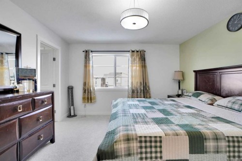 243 Cornerstone Avenue Ne, Calgary, AB - Indoor Photo Showing Bedroom