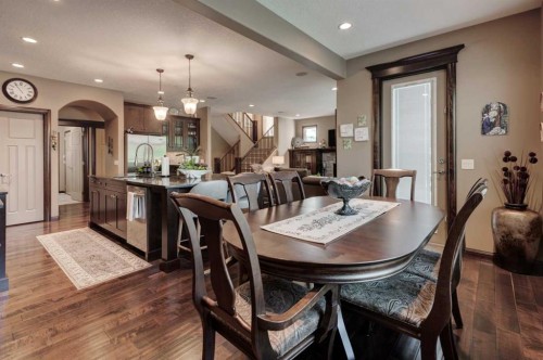 465 Marina Drive, Chestermere, AB - Indoor Photo Showing Dining Room