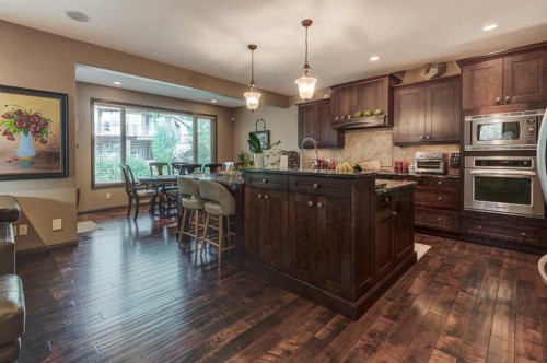 465 Marina Drive, Chestermere, AB - Indoor Photo Showing Kitchen With Upgraded Kitchen