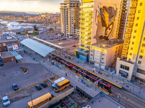 1004-1121 6 Avenue Sw, Calgary, AB - Outdoor With View