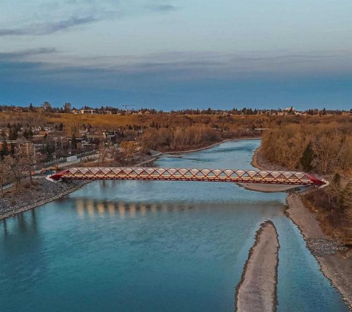 1004-1121 6 Avenue Sw, Calgary, AB - Outdoor With Body Of Water With View