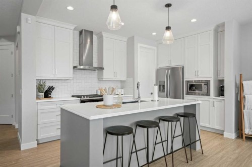 86 Legacy Woods Place Se, Calgary, AB - Indoor Photo Showing Kitchen With Upgraded Kitchen