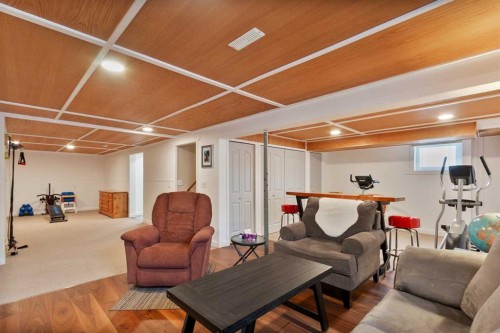 127 Edey Close, Cremona, AB - Indoor Photo Showing Basement