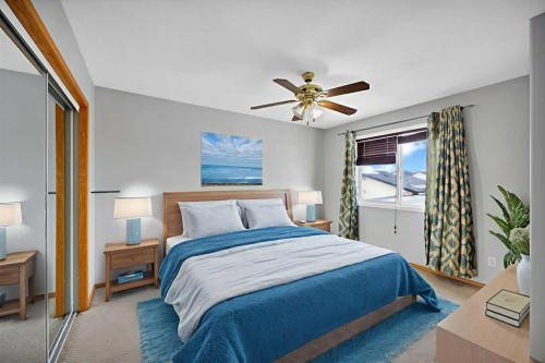 107 Taravista Street Ne, Calgary, AB - Indoor Photo Showing Bedroom