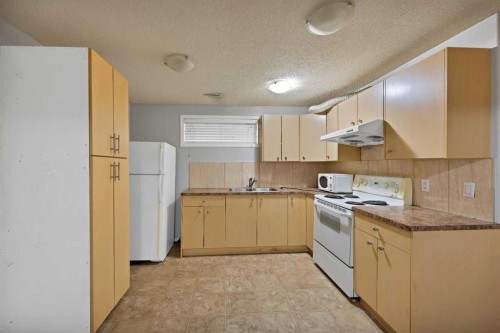 107 Taravista Street Ne, Calgary, AB - Indoor Photo Showing Kitchen With Double Sink