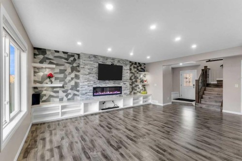 228 Covemeadow Court Ne, Calgary, AB - Indoor With Fireplace