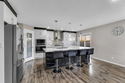 228 Covemeadow Court Ne, Calgary, AB - Indoor Photo Showing Kitchen With Upgraded Kitchen