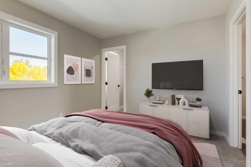 46 Osprey Hill Bay Sw, Calgary, AB - Indoor Photo Showing Bedroom