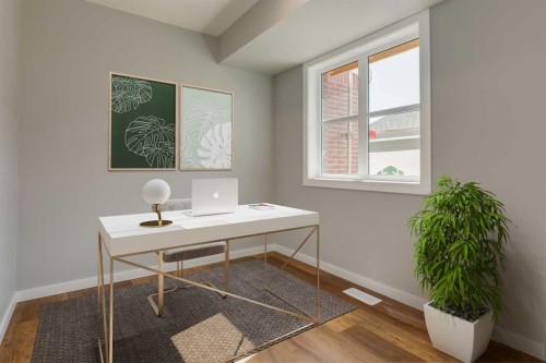 46 Osprey Hill Bay Sw, Calgary, AB - Indoor Photo Showing Office