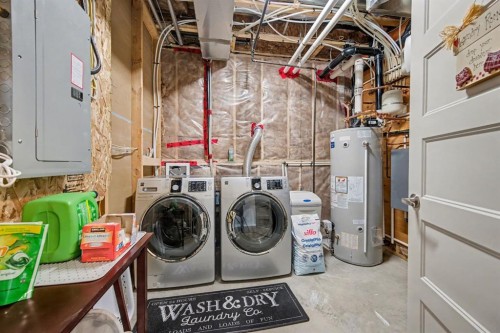 49 Aztec Crescent, Blackfalds, AB - Indoor Photo Showing Laundry Room
