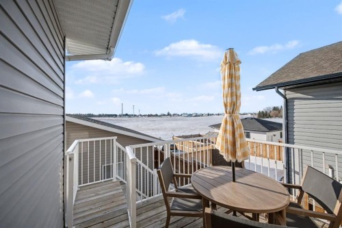 49 Aztec Crescent, Blackfalds, AB - Outdoor With Deck Patio Veranda With Exterior