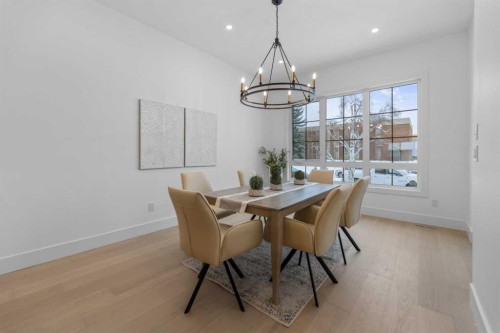 2323 53 Avenue Sw, Calgary, AB - Indoor Photo Showing Dining Room