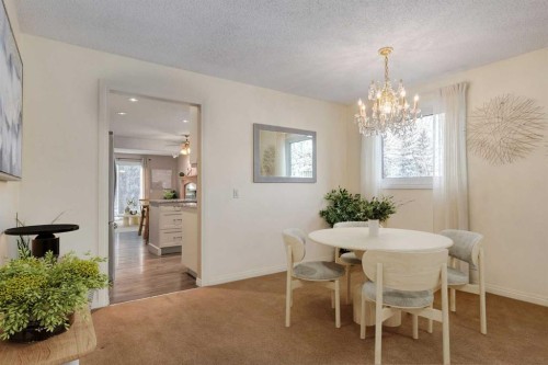 3 Hawkcliff Way Nw, Calgary, AB - Indoor Photo Showing Dining Room