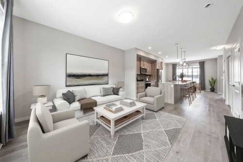 369 D'Arcy Ranch Drive, Okotoks, AB - Indoor Photo Showing Living Room