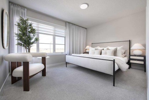 7079 Rangeview Avenue Se, Calgary, AB - Indoor Photo Showing Bedroom
