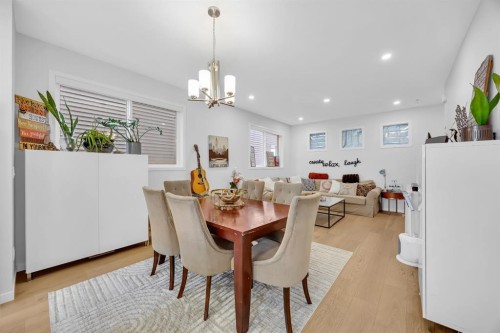 153 Edith Way Nw, Calgary, AB - Indoor Photo Showing Dining Room