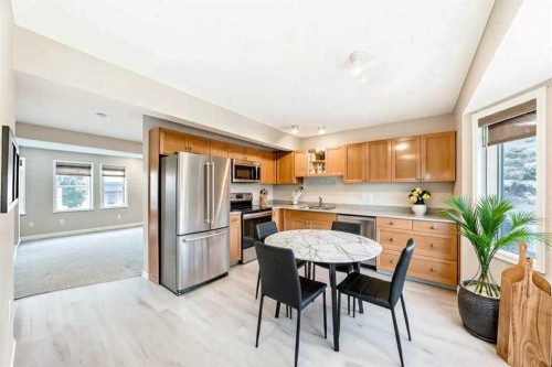 677 Regal Park Ne, Calgary, AB - Indoor Photo Showing Kitchen With Stainless Steel Kitchen