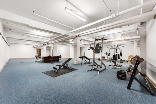 305-535 10 Avenue Sw, Calgary, AB - Indoor Photo Showing Gym Room