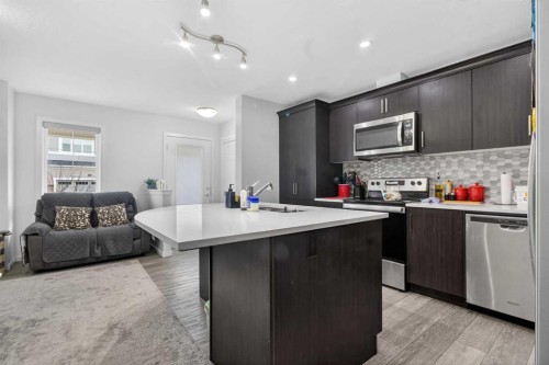 43 Cityside Terrace Ne, Calgary, AB - Indoor Photo Showing Kitchen With Upgraded Kitchen