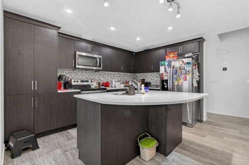 43 Cityside Terrace Ne, Calgary, AB - Indoor Photo Showing Kitchen With Upgraded Kitchen