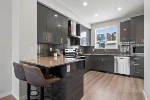 218 Edith Road Nw, Calgary, AB - Indoor Photo Showing Kitchen With Upgraded Kitchen
