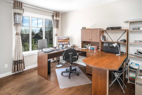 767 Shawnee Drive Sw, Calgary, AB - Indoor Photo Showing Office