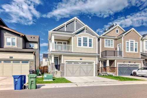 43 Carrington Crescent Nw, Calgary, AB - Outdoor With Balcony With Facade