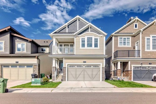 43 Carrington Crescent Nw, Calgary, AB - Outdoor With Balcony With Facade