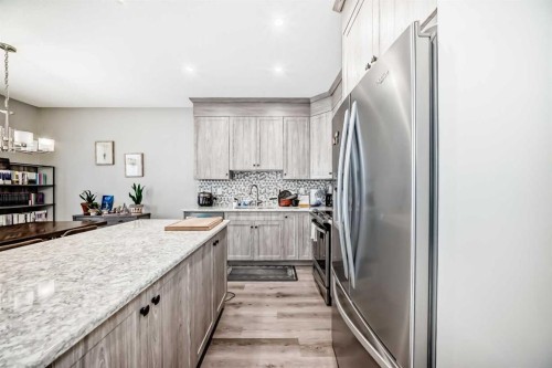 43 Carrington Crescent Nw, Calgary, AB - Indoor Photo Showing Kitchen With Stainless Steel Kitchen With Upgraded Kitchen