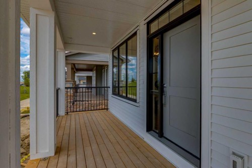 36 Ellen Lane, Crossfield, AB - Outdoor With Deck Patio Veranda With Exterior