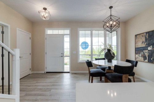 36 Ellen Lane, Crossfield, AB - Indoor Photo Showing Dining Room