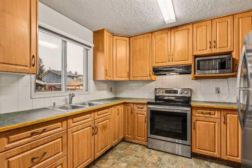 4716B 44 Avenue Ne, Calgary, AB - Indoor Photo Showing Kitchen With Double Sink