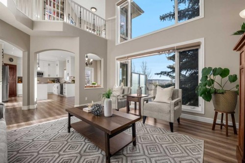 242 Tuscany Ridge Park Nw, Calgary, AB - Indoor Photo Showing Living Room