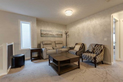 55 Sage Bluff Heights Nw, Calgary, AB - Indoor Photo Showing Living Room