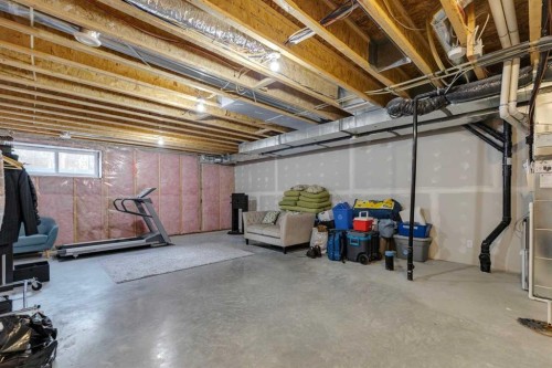 55 Sage Bluff Heights Nw, Calgary, AB - Indoor Photo Showing Basement