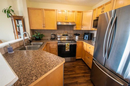 11 Saddlebrook Mews Ne, Calgary, AB - Indoor Photo Showing Kitchen With Stainless Steel Kitchen With Double Sink