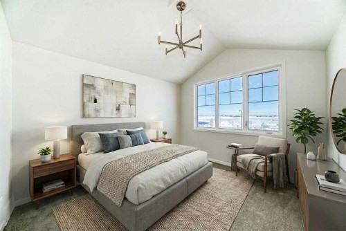 40 Ellen Lane, Crossfield, AB - Indoor Photo Showing Bedroom