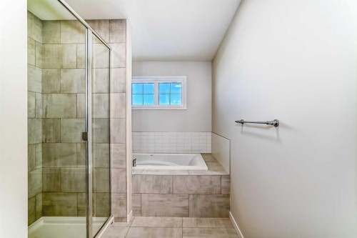 40 Ellen Lane, Crossfield, AB - Indoor Photo Showing Bathroom